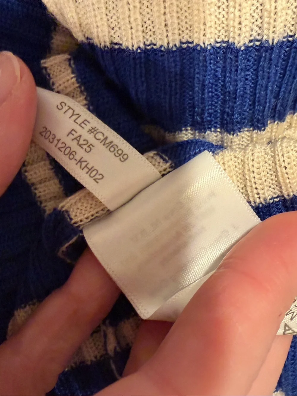 J.Crew Carolyn Merino Wool three-quarter sleeve stripe sweater size Medium